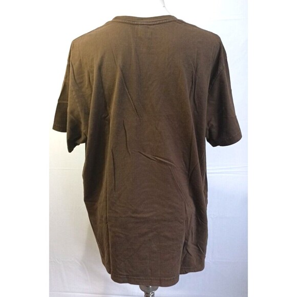 Vintage Old Navy Mens T Shirt Carson City Short Sleeve Brown XL - Picture 3 of 12